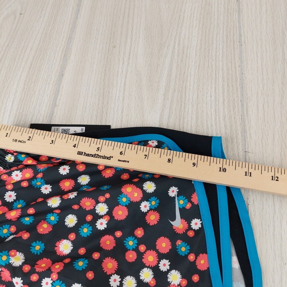 Nike Dri-Fit Running‎ Shorts Womens XS Floral Daiseys Print New With Tags - Picture 8 of 9